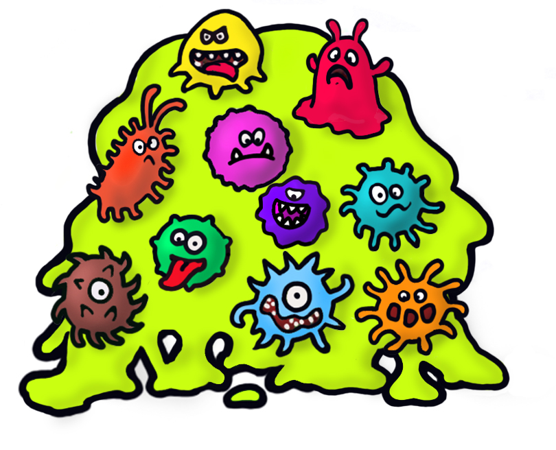 If Mr Mucus stays in your lungs it makes a really good home for germs to live.