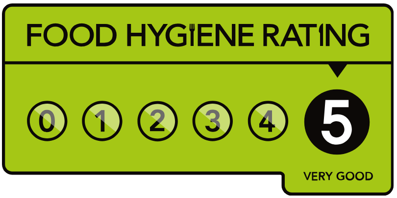 This picture shows the Food Standards Agency Rating certificate of Very Good to look for at a shop or when eating out.