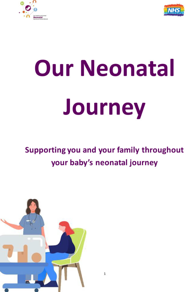 Photograph of the our neonatal journey document