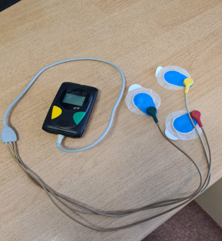 Photograph two of a ambulatory ECG monitor