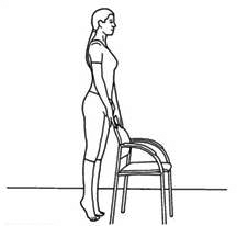 Illustration of calf raise exercise