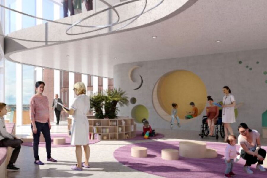 artists impression of the new maternity ward