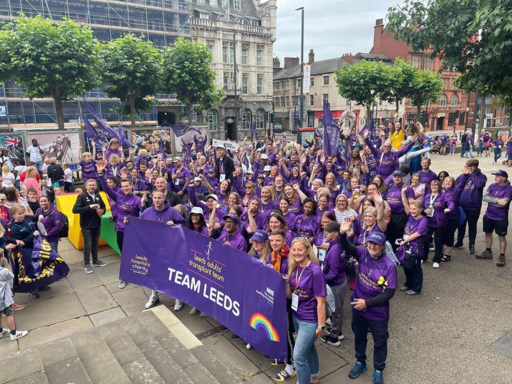 The Leeds Adult Transplant Team at the Transplant Games 2022